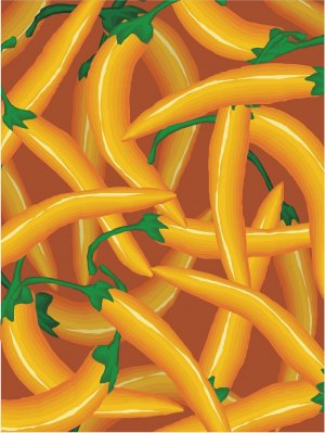 Peppers Pattern Wall Decal