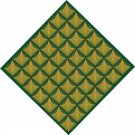 Pineapple Square Pattern Wall Decal