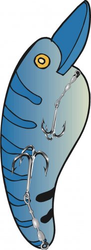 Fishing Lure Wall Decal