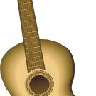 Acoustic Guitar Wall Decal