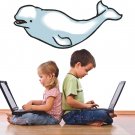 Beluga Whale Wall Decal