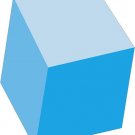 Block Blue Wall Decal