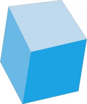 Block Blue Wall Decal