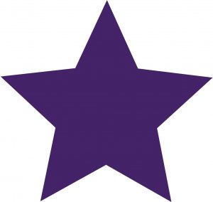Star Purple Wall Decal