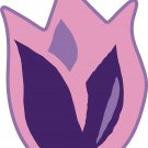 Tulip Purple Wall Decal