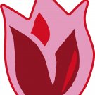 Tulip Red Wall Decal