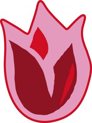 Tulip Red Wall Decal