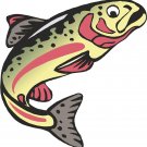 Trout Salmon Pink Wall Decal