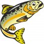 Trout Yellow Wall Decal