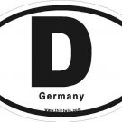 Germany Oval Car Sticker