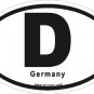 Germany Oval Car Sticker