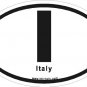 Italy Oval Car Sticker