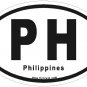 Philippines Oval Car Sticker