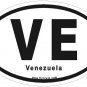 Venezuela Oval Car Sticker