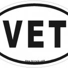 Vet Oval Car Sticker
