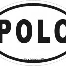 Polo Oval Car Sticker