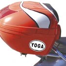 Yoga Oval Car Sticker