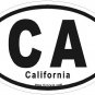 California Oval Car Sticker