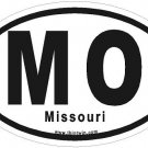 Missouri Oval Car Sticker