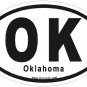 Oklahoma Oval Car Sticker