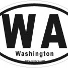 Washington Oval Car Sticker