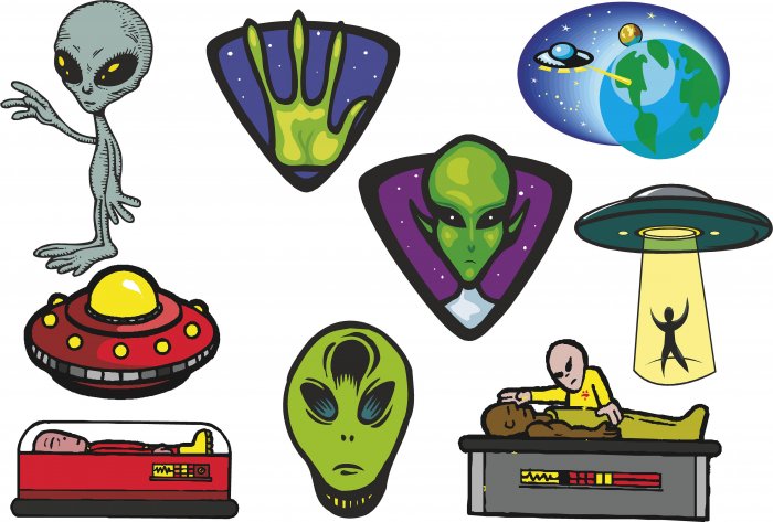 Alien Wall Decal Assortment Packs