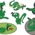 Dragon Cartoon Wall Decal Assortment Packs