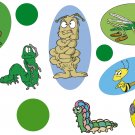 Insects Cartoon Wall Decal Assortment Packs