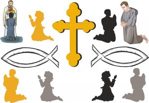Catholic Wall Decal Assortment Packs