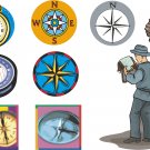 Compass Wall Decal Assortment Packs
