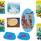 Coral Wall Decal Assortment Packs