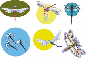 Dragonflies Wall Decal Assortment Packs