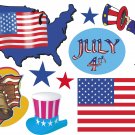 July 4th Wall Decal Assortment Packs