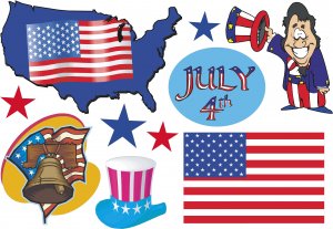 July 4th Wall Decal Assortment Packs