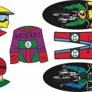 Motocross Wall Decal Assortment Packs