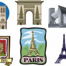Paris Wall Decal Assortment Packs