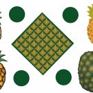Pineapple Wall Decal Assortment Packs