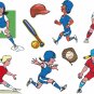 Softball Wall Decal Assortment Packs