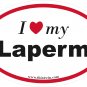 Laperm Oval Car Sticker