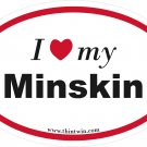 Minskin Oval Car Sticker