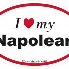 Napolean Oval Car Sticker