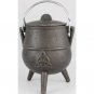 Triquetra Cast Iron Cauldron