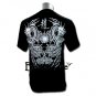 TWIN DRAGON BLACK TATTOO TEE T SHIRT Size L / D32