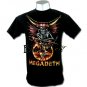 MEGADETH BLACK TEE HEAVY METAL T SHIRT Size S / D69