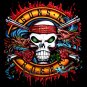 GUNS N ROSES BLACK ROCK TEE T SHIRT SLASH SIZE M / E74
