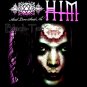 HIM BLACK GOTH ROCK TEE T SHIRT FACE SIZE L / G01