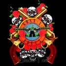 GUNS N ROSES ROCK TEE T SHIRT TWIN GUNS SIZE S / F44