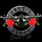 GUNS N ROSES ROCK TEE T SHIRT TWIN GUNS SIZE S / F44