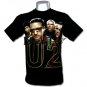 U2 BLACK ROCK TEE BONO T SHIRT BAND SIZE S / D89