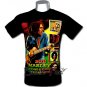 BOB MARLEY BLACK REGGAE TEE T SHIRT JAMAICA Sz. L / E67